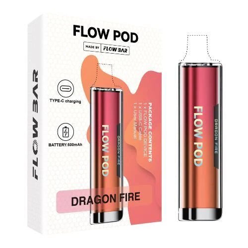Flow Pod CP600 Disposable Vape | Dragon Fire | 10.00 | vapewholesaleeurope Flow Pod CP600 Disposable Vape | Dragon Fire | 10.00 | vapewholesaleeurope
