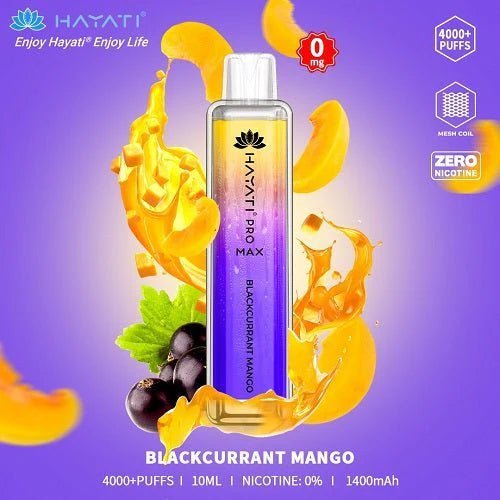 Hayati Pro Max 4000 - Blackcurrant Mango - vapewholesaleeurope