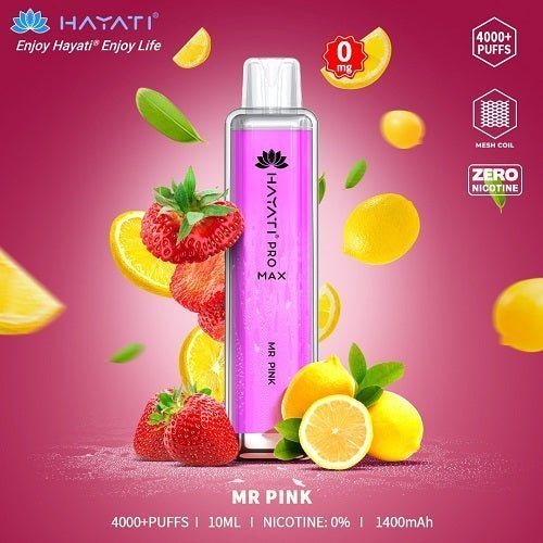 Hayati Pro Max 4000 - Mr Pink - vapewholesaleeurope