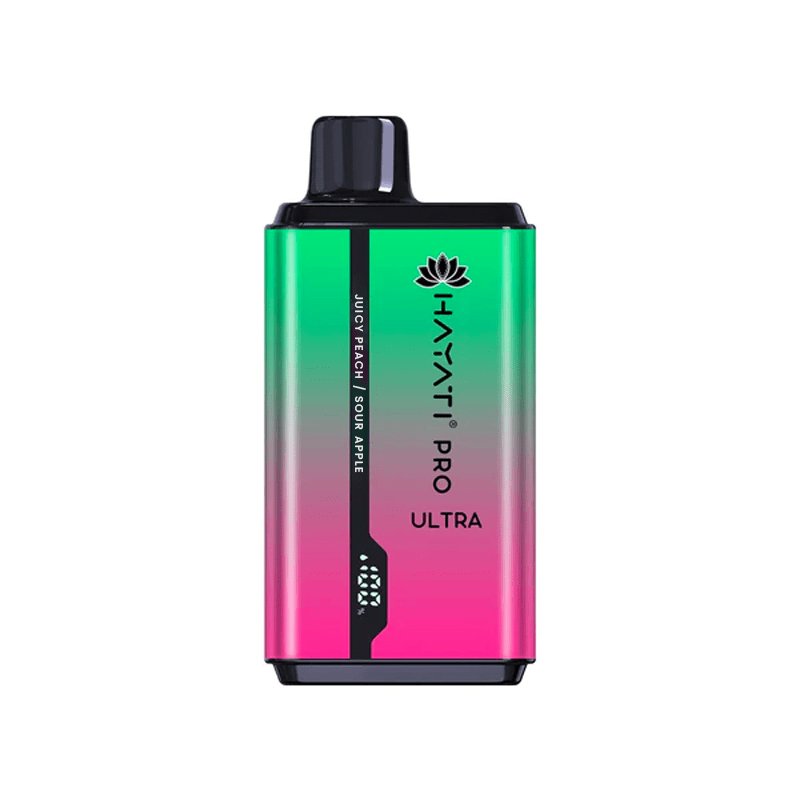 Hayati Pro ultra 15000 Puff - Sour Apple / Juicy Peach - vapewholesaleeurope