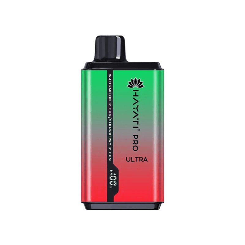 Hayati Pro ultra 15000 Puff - Watermelon B'gum / Strawberry B'gum - vapewholesaleeurope