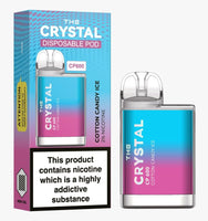 Das Crystal CP600 Einweg-Vape-Gerät 20 mg – Cotton Candy Ice