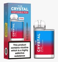 The Crystal CP600 Disposable Vape Device 20mg - Blue Razz Cherry - vapewholesaleeurope