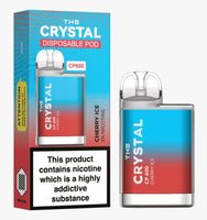 The Crystal CP600 Disposable Vape Device 20mg - Cherry Ice - vapewholesaleeurope