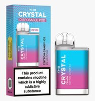 The Crystal CP600 Disposable Vape Device 20mg - Cotton Candy Ice - vapewholesaleeurope