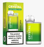 The Crystal CP600 Disposable Vape Device 20mg - Double Apple - vapewholesaleeurope