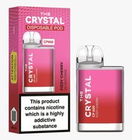 The Crystal CP600 Disposable Vape Device 20mg - Fizzy Cherry - vapewholesaleeurope