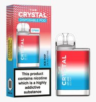 The Crystal CP600 Disposable Vape Device 20mg - Ice Pop - vapewholesaleeurope