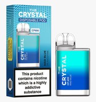 The Crystal CP600 Disposable Vape Device 20mg - Mad Blue - vapewholesaleeurope