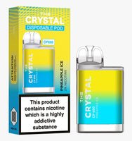 The Crystal CP600 Disposable Vape Device 20mg - Pineapple Ice - vapewholesaleeurope