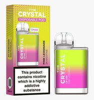 The Crystal CP600 Disposable Vape Device 20mg - Pink Lemonade - vapewholesaleeurope