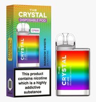 The Crystal CP600 Disposable Vape Device 20mg - Rainbow Sweets - vapewholesaleeurope