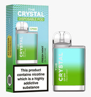 Das Crystal CP600 Einweg-Vape-Gerät 20 mg – frische Minze