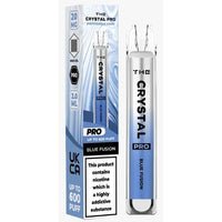 The Crystal Pro 600 Disposable Vape Device 20mg - Blue Fusion - vapewholesaleeurope