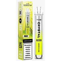 The Crystal Pro 600 Disposable Vape Device 20mg - Lemon & Lime - vapewholesaleeurope