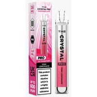 The Crystal Pro 600 Disposable Vape Device 20mg - Pink Lemonade - vapewholesaleeurope