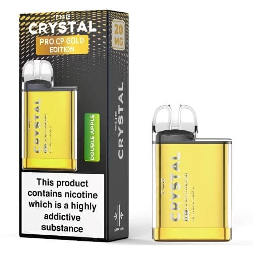 The Crystal Pro CP600 Gold Edition - Double Apple - vapewholesaleeurope