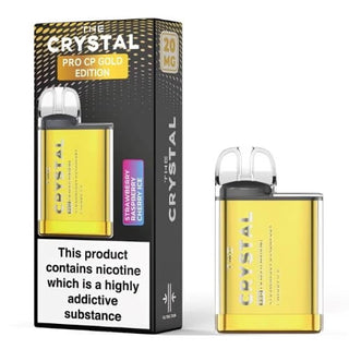 The Crystal Pro CP600 Gold Edition - Strawberry Raspberry Cherry Ice - vapewholesaleeurope