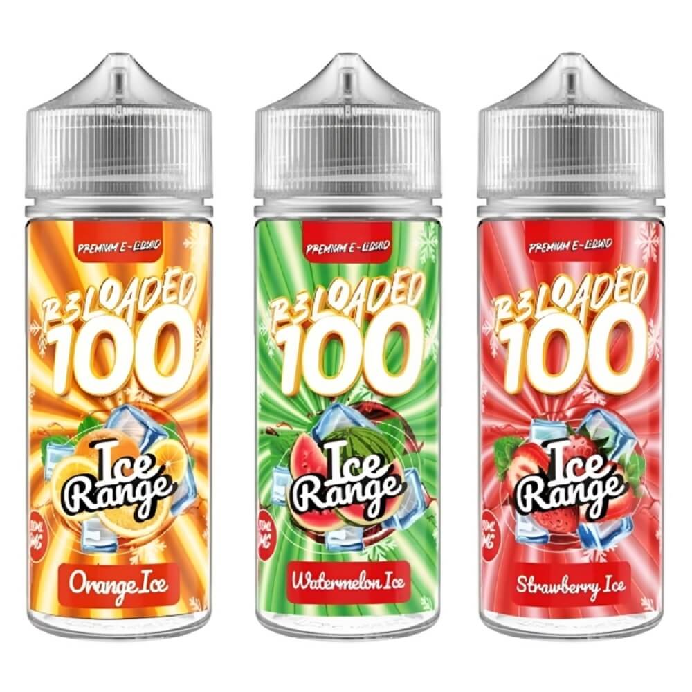 Reloaded Ice Range 100ml Shortfill - vapewholesaleeurope