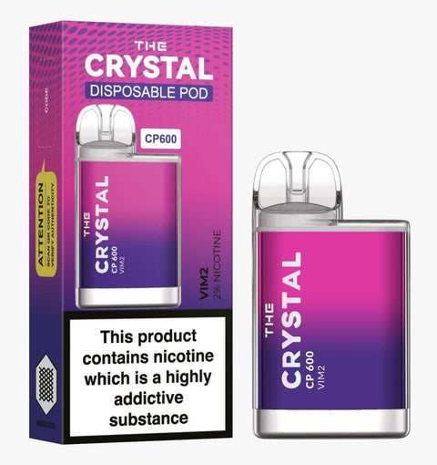 The Crystal CP600 - Disposable Vape 20mg - Vim2 - Box of 10 - vapewholesaleeurope