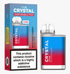 The Crystal CP600 - Disposable Vape - Blue Razz Cherry - Box of 10 - vapewholesaleeurope