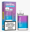 The Crystal CP600 - Disposable Vape - Blueberry Ice - Box of 10 - vapewholesaleeurope
