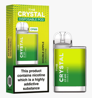 The Crystal CP600 - Disposable Vape - Double Apple - Box of 10 - vapewholesaleeurope