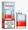 The Crystal CP600 - Disposable Vape - Strawberry Ice Burst - Box of 10 - vapewholesaleeurope