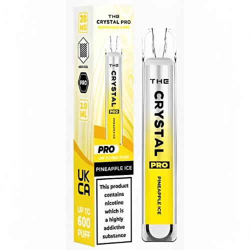 The Crystal Pro Einweg-Vape | Ananas Eis | Packung mit 10 | vapewholesaleeurope The Crystal Pro Einweg-Vape | Ananas Eis | Packung mit 10 | vapewholesaleeurope